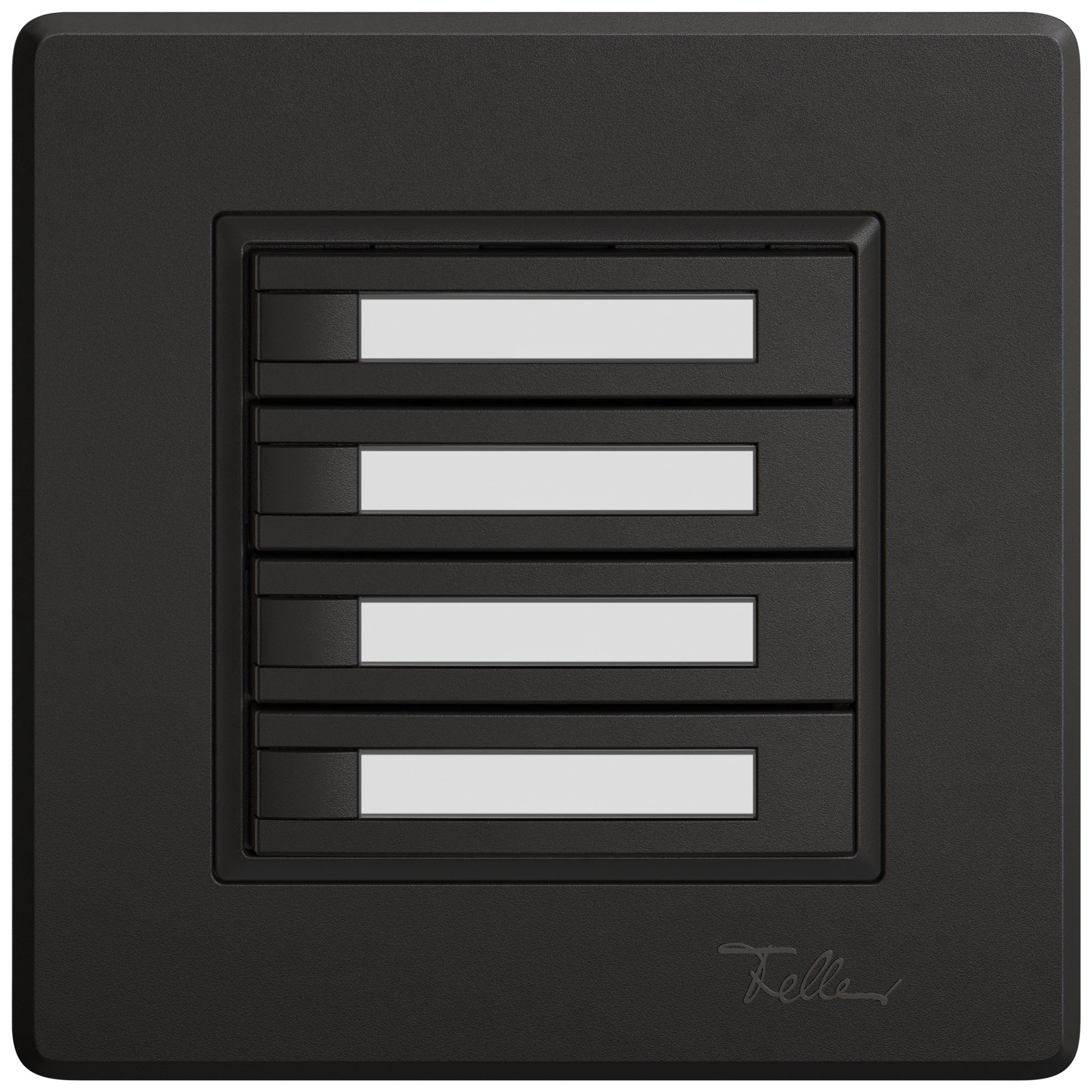 UP-Universaltaster EDIZIO.liv UNI SNAPFIX® o.LED 4× 1-Tbed.Pap.sz