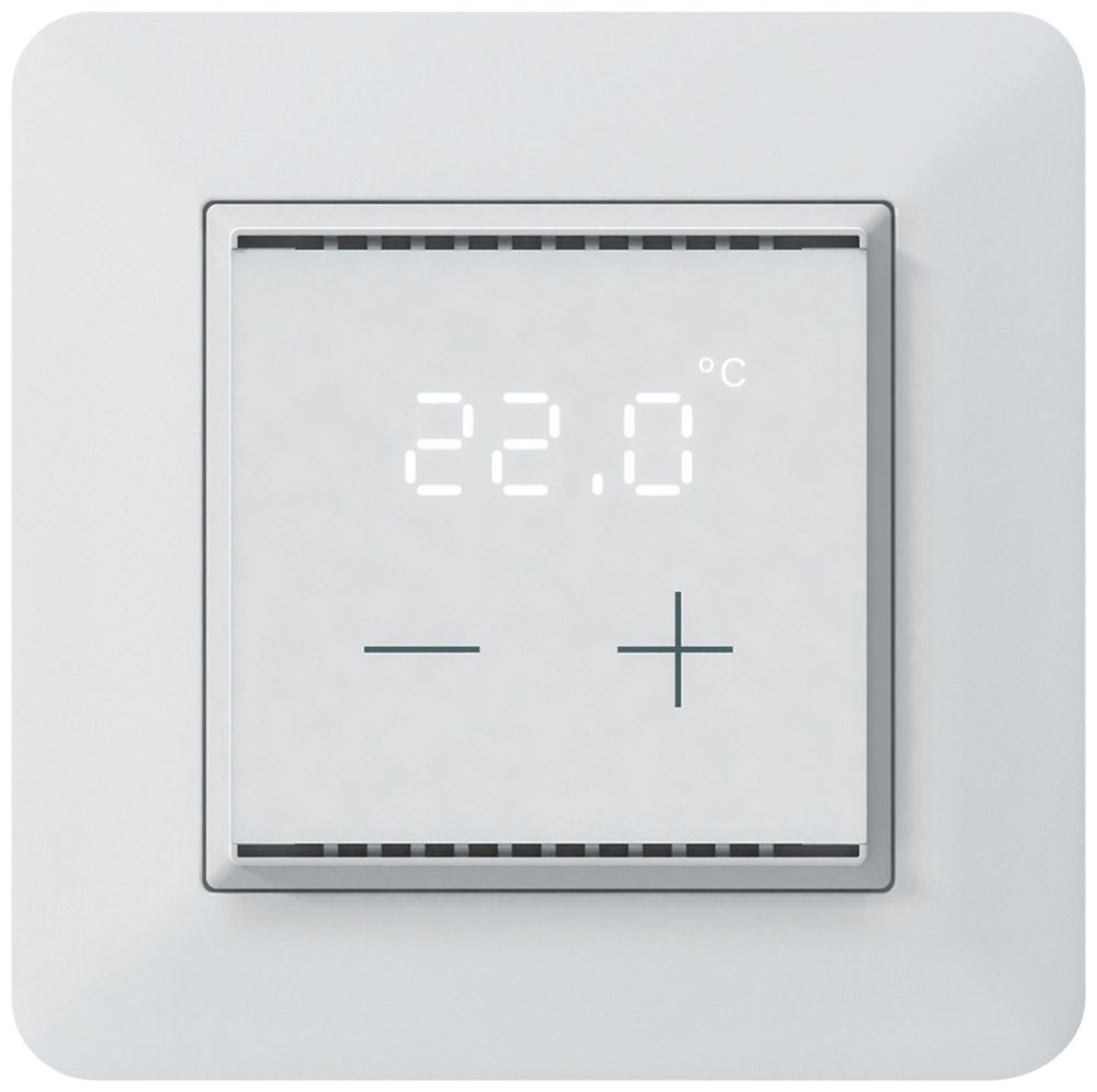 Thermostat d'ambiance KNX ENC KTR avec affichage LED blanc