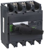 Interupteur de charge Schneider Electric INS 3L 320A avec poignée rotative noir