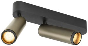 LED-Spot SLV GRIP SPOT M 28W 1520lm 3000K WB DIM 274×147×106mm schwarz/bronze