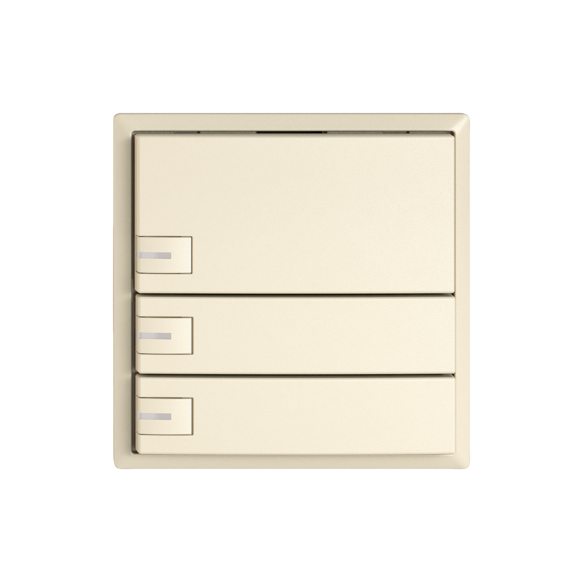 Pulsante KNX RGB EDIZIO.liv SNAPFIX® sensore temp.RGB-LED 3× com.1T cr