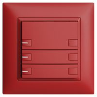 UP-KNX-Taster RGB EDUE FMI, 250mW, m.RGB-LED, 3×Taste, 2×Tastenb., ber