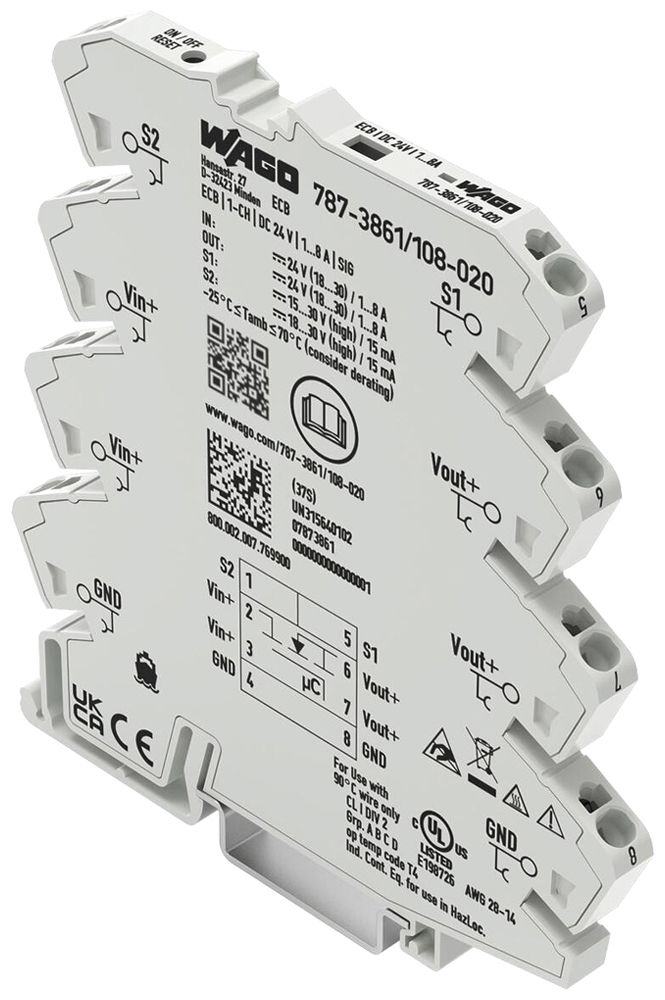 Elektronischer Schutzschalter WAGO 1…8A