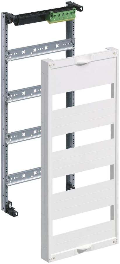 Modularfeld Hager für Verteiler FWB4* mit QC-Erdklemme