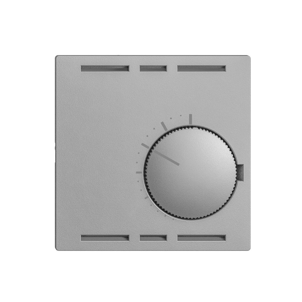 Termostato ambiente INC EDIZIOdue silver, senza interrutore
