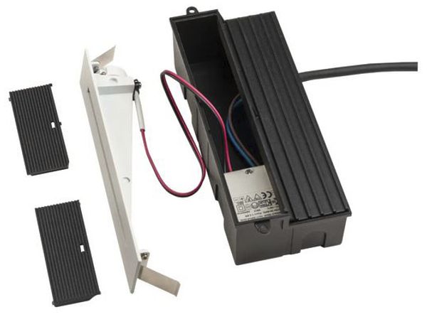 EB-LED-Wandleuchte SLV NOTAPO-2 700mA 2.2W 6lm 3000K EB 173×28mm weiss