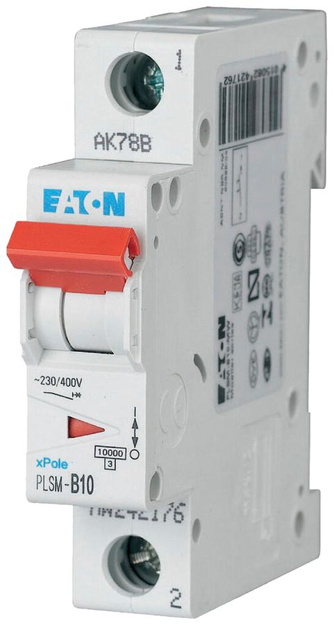 Disgiuntore Eaton PLSM-C10-MW 1P 230V C 10A 10kA 1UM