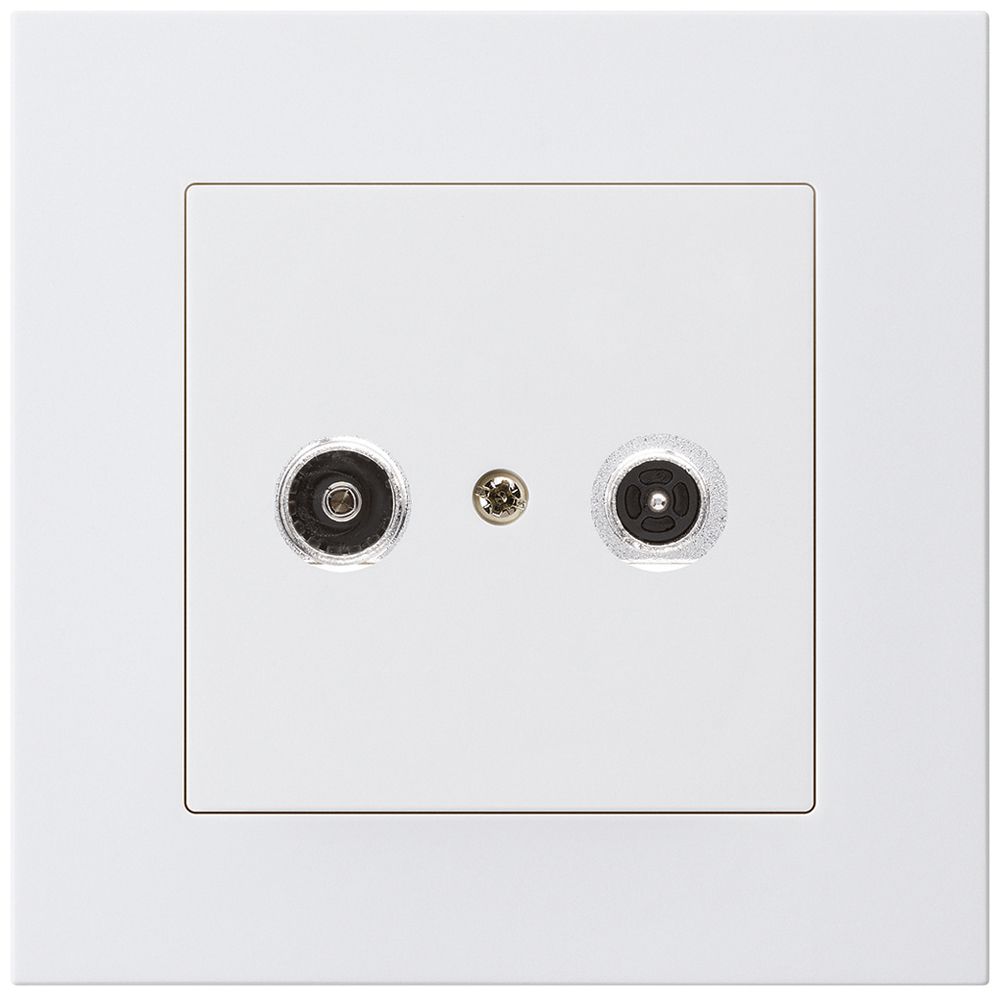 UP-Antennendose kallysto.pro R/TV 4dB 2GHz weiss