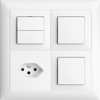 UP-Kombination Edue 2x2, Storensch. 1K + Sch3/1 + T13 + Sch3/1 ws