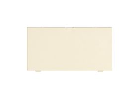 Bezeichnungsschild EDIZIO.liv 59.5×30.4mm gravierbar crema