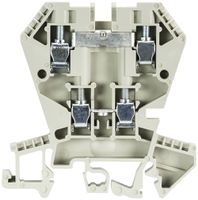 Durchgangs-Reihenklemme WK 0.5…4mm² 32A 400V 2×Schraub.2 Etagen Sch.TH35/G32 hgu