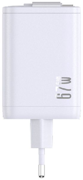 Prise de charge USB M. Schönenberger 1×USB-A 1×USB-C 3000mA 3…20V blanc