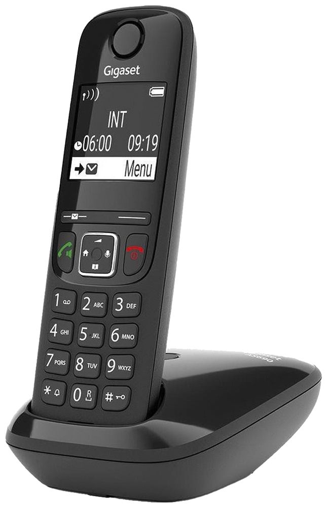 Telefon schnurlos Gigaset AS690 14h Freisprechen CLIP schwarz