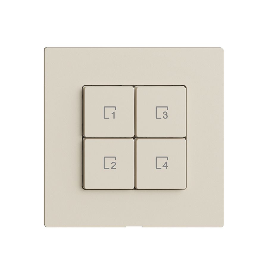 Szenentaster 4 Szenen/4T Edue Wiser crema