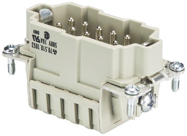 Insert p.fiche Wieland Electric revos BAS STF 10 2,5 50 10 16A 500V 0.5…2.5mm²