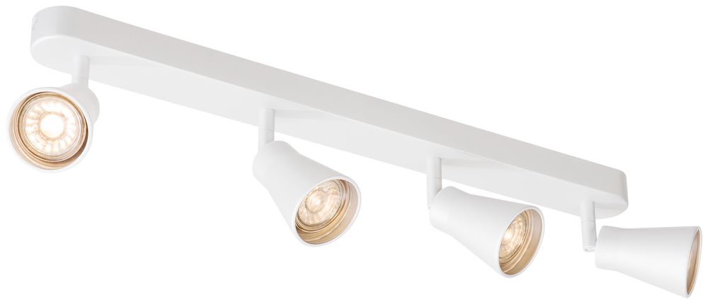 Decken-/Wandleuchte SLV AVO QUAD CW GU10 4×50W 560×95×115mm weiss