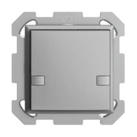 UP-KNX-Taster RGB EDUE, 250mW, o.LED, 1×Taste, 2×Tastenb., si