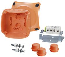 Boîte de dérivation AP Hensel 5 pôles 1.5…4mm² orange