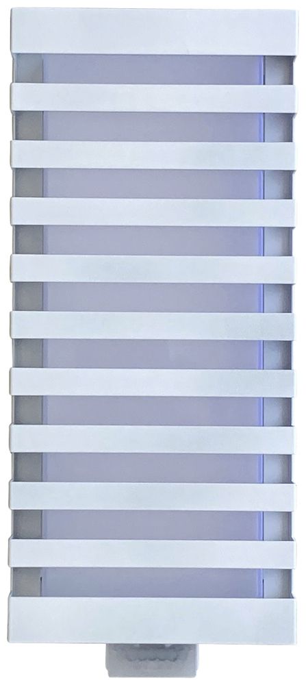 Applique LED Z-Licht PIR LongLED L SEN 5.5W 500lm 3000K IP65 260×120mm blanc