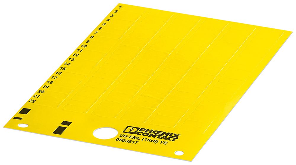 Etichetta PX US-EML (15X6) YE autoadesivo 15×6mm giallo