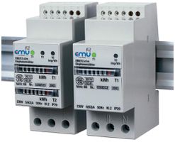 Compteur d'énergie 1L EMU12×2M 2T 63A 1×230VAC