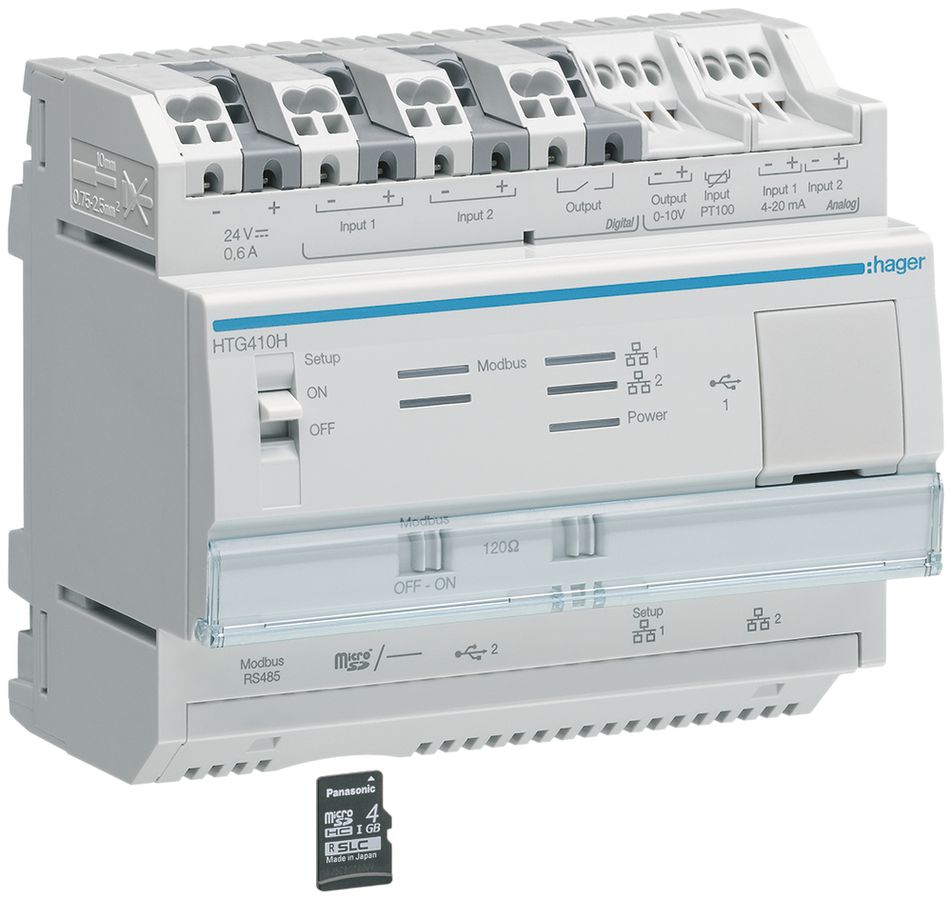 REG-Energiemonitoring-Server Hager agardio.manager Micro SD