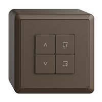 Station secondaire AP 1K/4T pour interrupteur stores scène Edue Wiser coffee