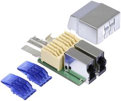 Anschlussmodul R&M SPE, 2×LC-Cu Klasse T1-A, geschirmt, AWG22…26, MICE1