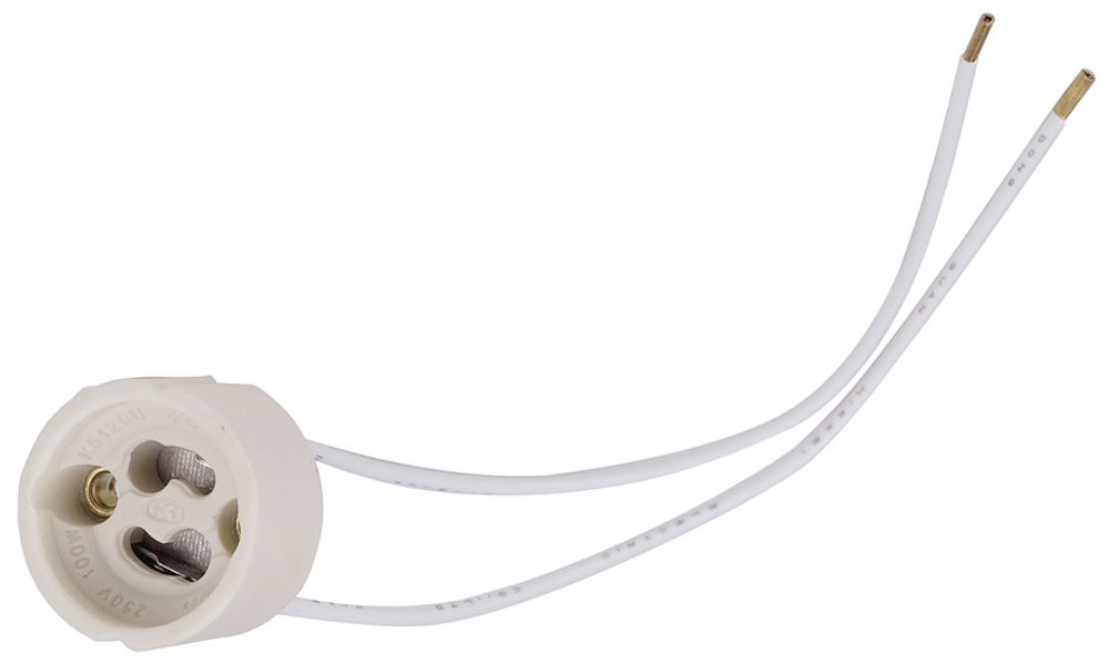 Douille SLV GU10 avec câble de raccordement 0.15m blanc