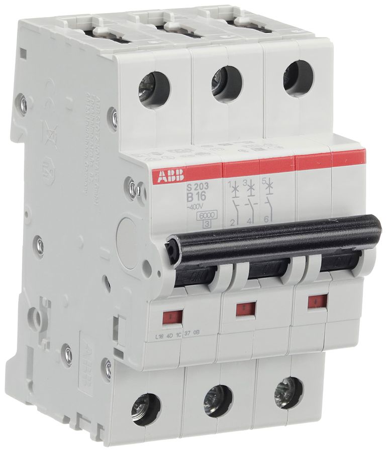 Leitungsschutzschalter ABB S203-B16 16A B 6kA