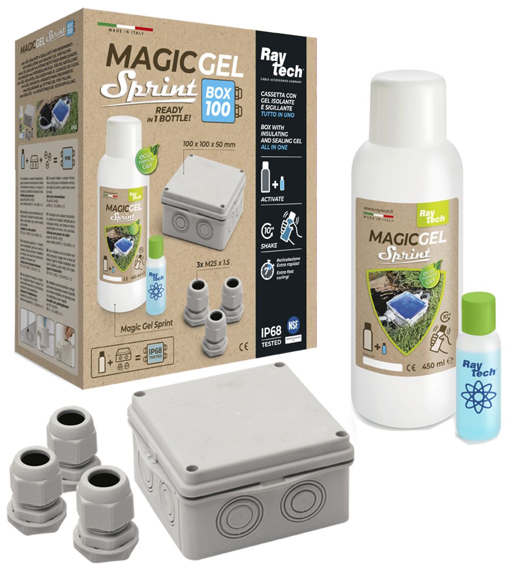 Zweikomponenten-Isoliermittel Raytech MAGIC GEL SPRINT BOX 100
