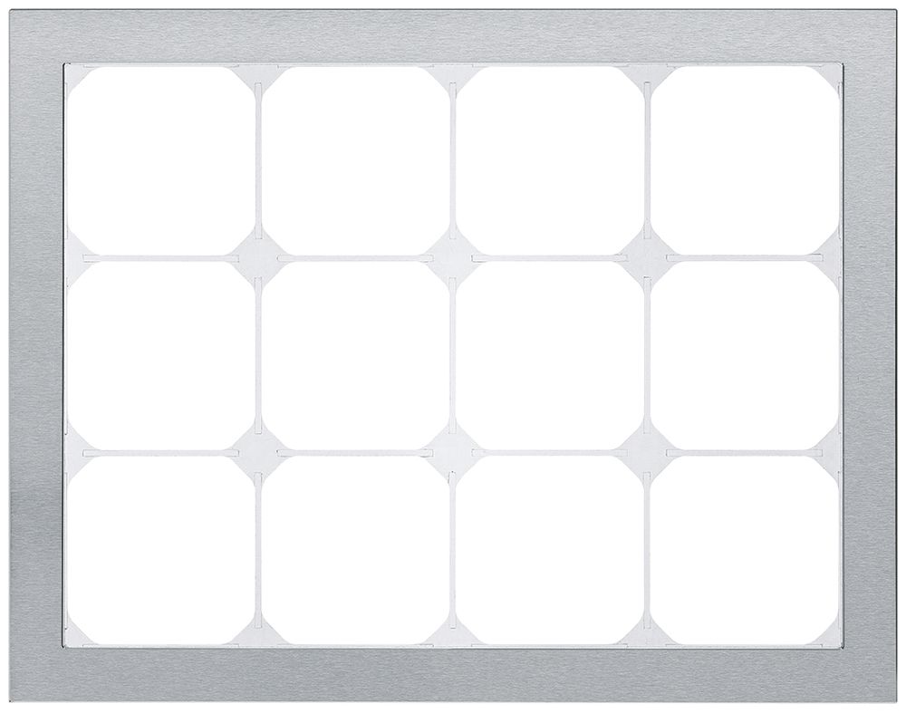 Abdeckrahmen KAL.art 3×4 214×274mm Edelstahl gebürstet