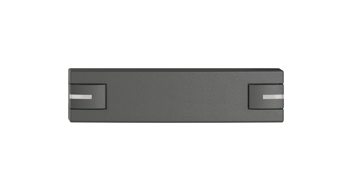 Poussoir 1/8 EDIZIO.liv SNAPFIX® p.KNX&UNI a.LED comm.à 2 touches grf