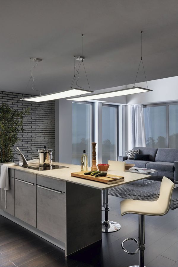 Kit de suspension à corde Eglo Salobrena acier 900mm chrome