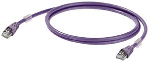 Câble patch Weidmüller CabinetLine cat.6 LSZH RJ45/RJ45 0.5m magenta