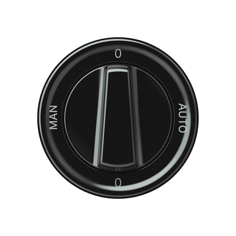 Drehschalter origin Umschalter 2/1L 16A 250V 0-AUTO-0-MAN 60×60mm schwarz