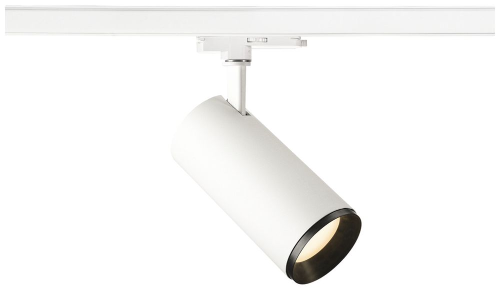 Spot LED SLV 3~ NUMINOS L DALI 28W 2430lm 3000K 24° Ø100×213mm blanc