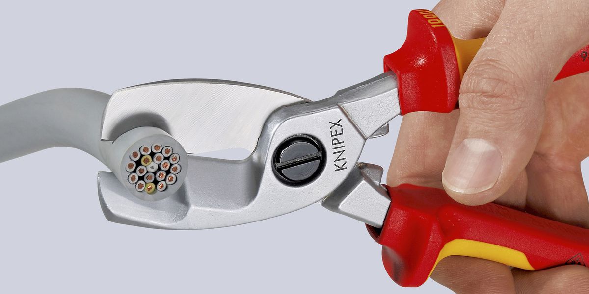 Kabelschere KNIPEX für Ø20mm max VDE 200mm