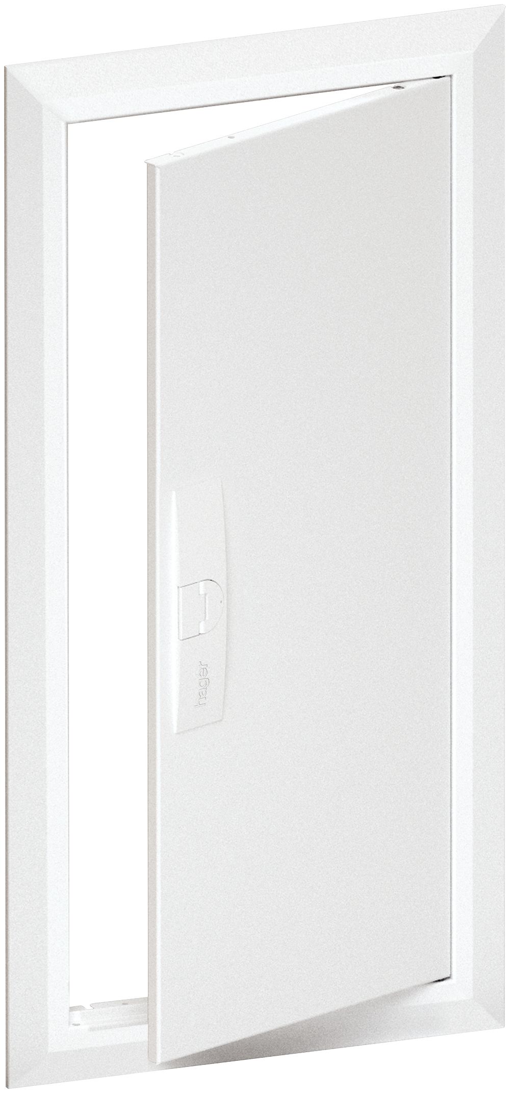 Cornice con porta Hager univers 353×703×10mm IP00 bianco per FW41U..