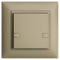 UP-KNX-Taster RGB EDUE FMI, 250mW, m.RGB-LED, 1×Taste, 2×Tastenb., sa