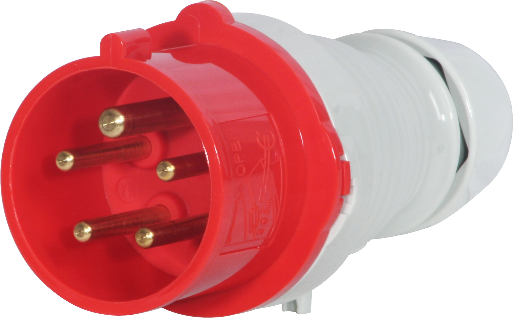 Spina mobile CEE Demelectric 5L 16A 6h con tec.a perfo.d.iso.