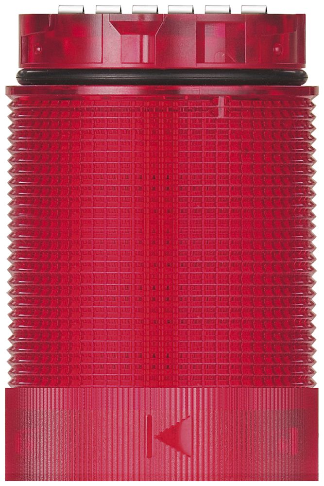 Lampe flash et permanente WERMA TwinLIGHT Classic, 24VAC/DC, 40mm, rouge