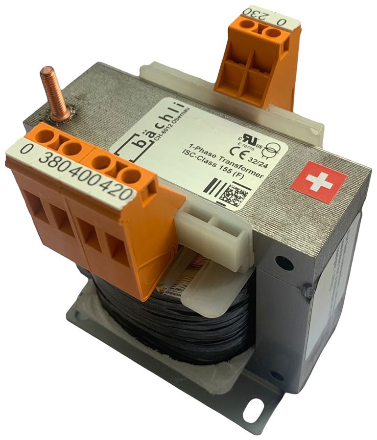 Transformateur de commande Bächli BSEI 63 63VA pri.: 220/230/240VAC sec.: 230VAC