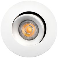 Downlight LED SG Junistar Bio 5W 500lm 927 IP20/IP44 45° VAR Ø94mm blanc 8pcs