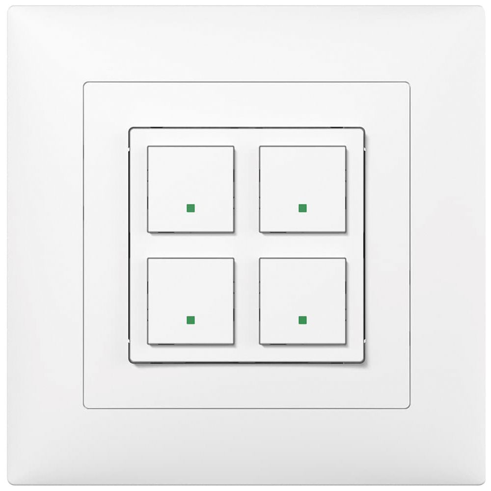 Senseur actionneur ENC ABB SIDUS free@home 2/2 blanc