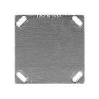 Befestigungsplatte 70×70mm ohne Bohrung mit 4 Befest.löchern