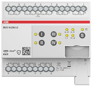 Ingresso binario KNX AMD ABB BE/S16.230.3.2 16-canali 10…230V
