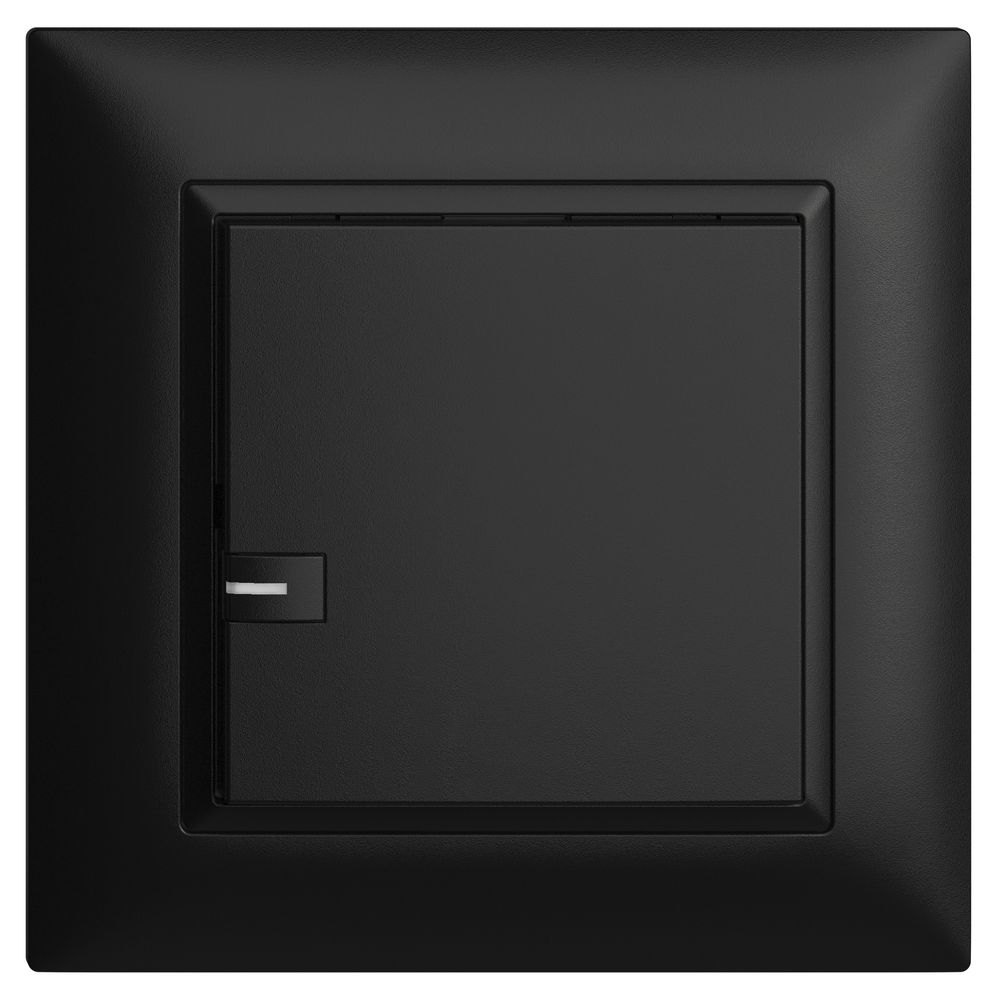 UP-KNX-Taster RGB EDUE FMI, 250mW, m.RGB-LED, 1×Taste, 1×Tastenb., sz