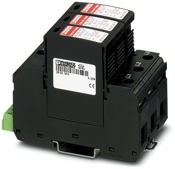 Blitzstromableiter Phoenix Contact 3L/PEN Typ 1+2 mit Fernmeldekontakt