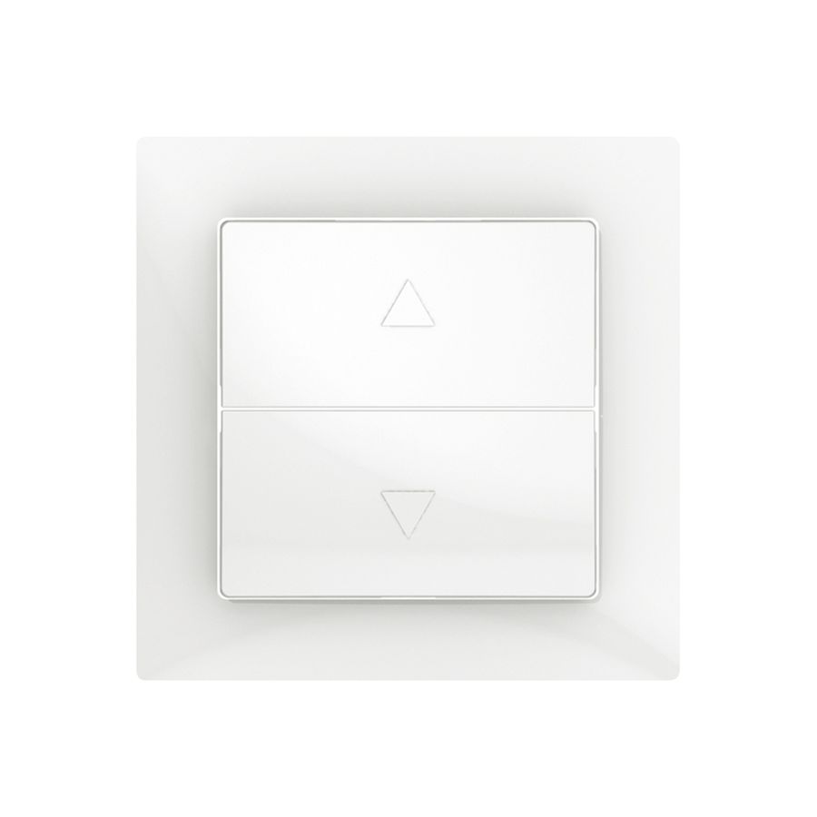 UP-Storenschalter SIDUS E weiss glänzend 1-Kanal